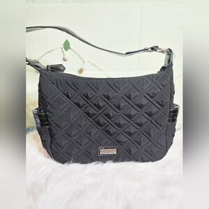 Vera Bradley Black Quilted Shoulder Bag